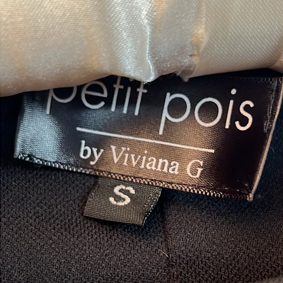 PETIT POIS BY VIVIANA G MESH DRESS multicolor stretch long sleeve midi size S - Picture 10 of 16